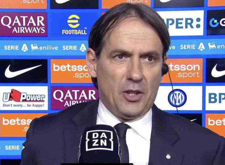 Simone Inzaghi a Dazn