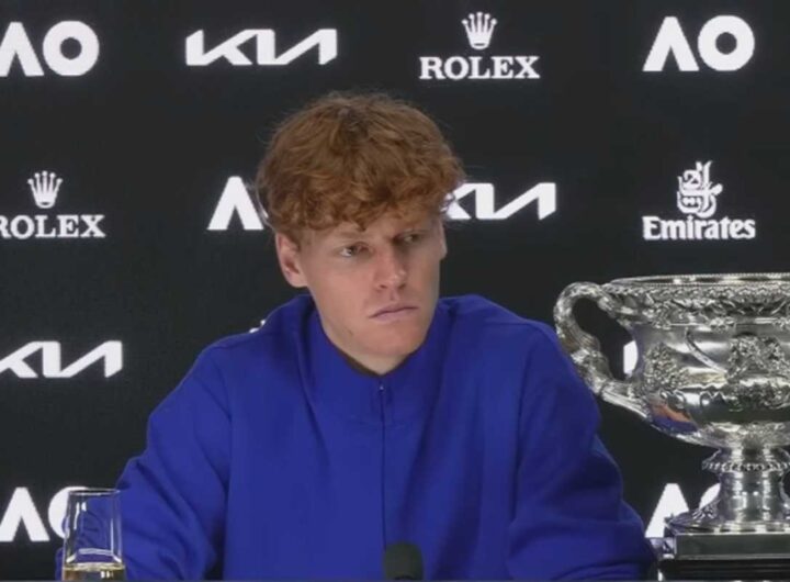 Jannik Sinner in conferenza stampa