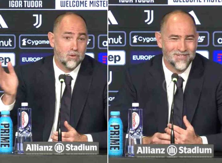 Tudor scherza in conferenza stampa
