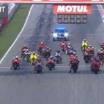 Partenza Gp di MotoGP