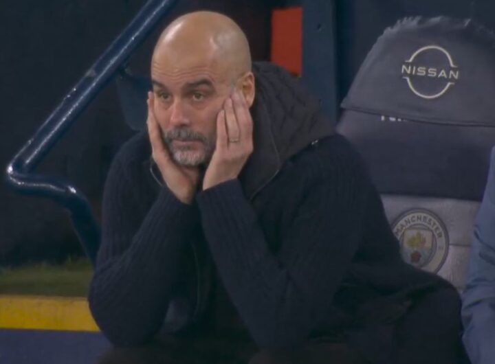 Pep Guardiola, allenatore del Manchester City